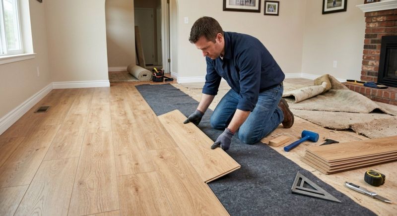 Laminate Floor Remodeling in Freehold, NJ