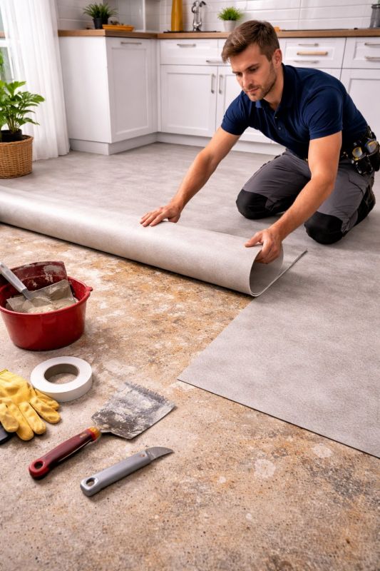 Linoleum Floor Installation in Princeton, NJ