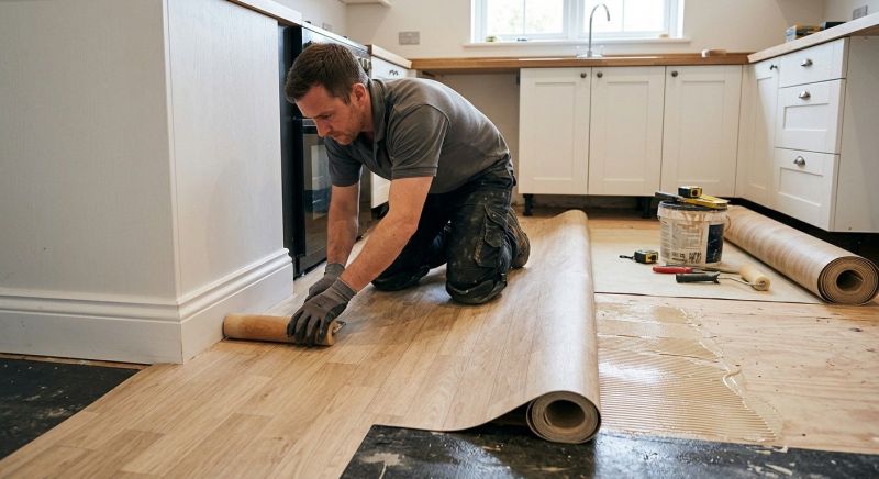 Sheet Linoleum Installation in Edison, NJ