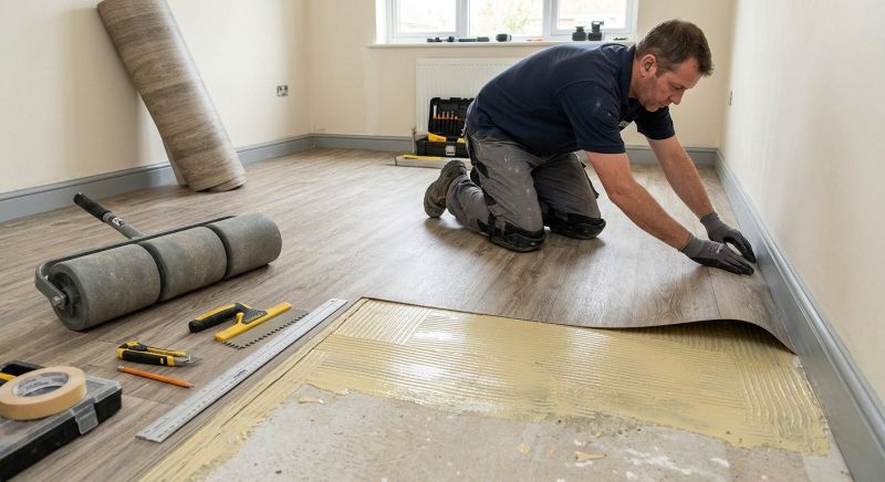 Sheet Linoleum Installation in Old Bridge, NJ