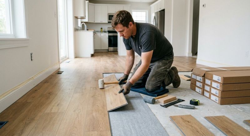 Vinyl Plank Floor Installation in Freehold, NJ